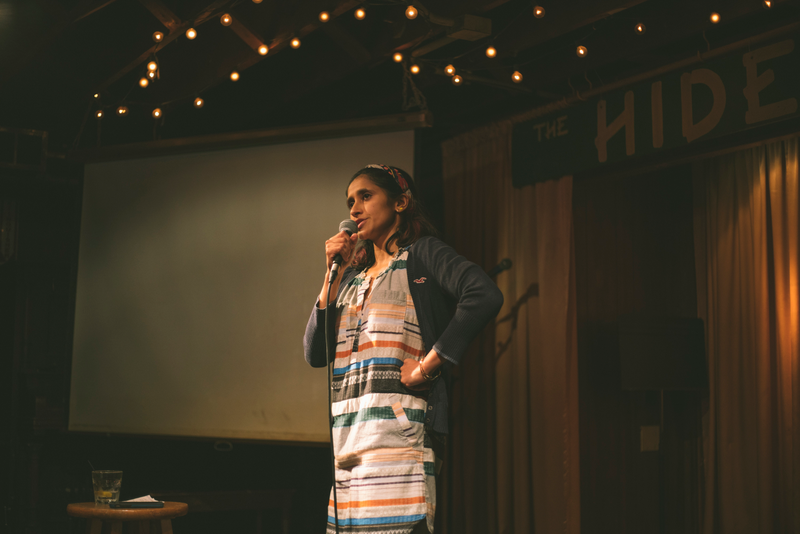 …followed by Aparna Nancherla. (Photo: Matt Lief Anderson)